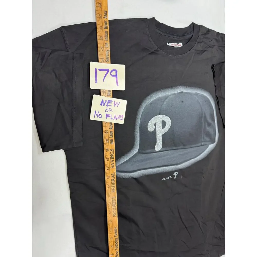 Majestic Homebase Collection Mens Philadelphia Phillies Black 2Xl